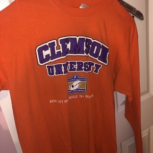 Clemson long sleeve T shirt. L.